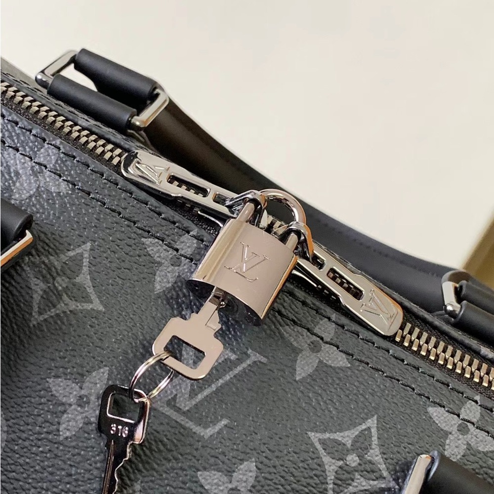 Louis Vuitton Monogram Eclipse KEEPALL BANDOULIèR… - image 6